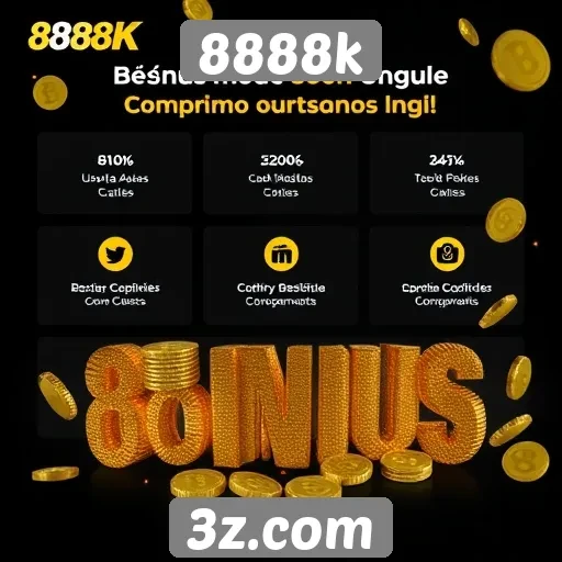 Como funciona o sistema de bônus no site 8888k