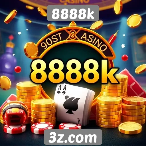 8888k oferece ampla variedade de jogos de cassino online