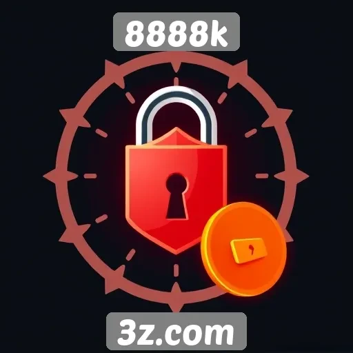 Recursos de segurança do site 8888k em análise